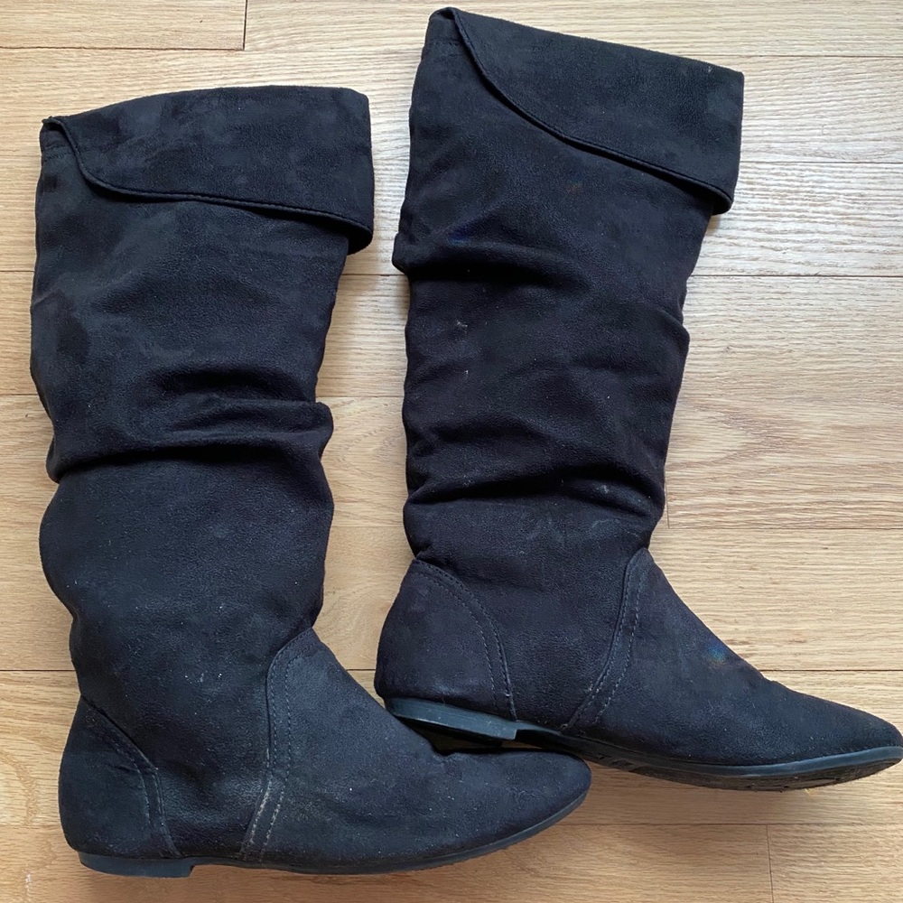 Black high size 7.5 soft boots